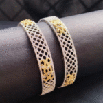Dual Tone AD Bangles – Modern Radiance with Timeless Charm