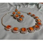 Nano Setting American Diamond Necklace