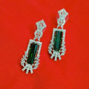 Elegant Dangler Earrings With Intricate Crystal Detailing