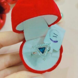 American Diamond Rings on Brass with Silver Polish