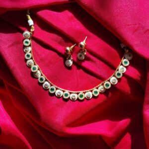 Rajwada Necklace Set with Earrings