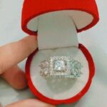 American Diamond Rings on Brass with Silver Polish