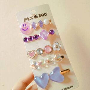 Stylish Hair Pins – Set of Random Designs | Everyday Hair Accessories for Women & Girls (₹60 Each)
