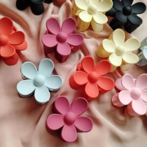 Floral Claw Clips – Aesthetic Flower Hair Clips for Women | Strong Hold, Anti-Slip Grip, Lightweight Hair Accessories for All Hair Types (1 PCS  Only)