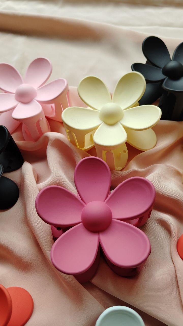 Floral Claw Clips – Aesthetic Flower Hair Clips for Women | Strong Hold, Anti-Slip Grip, Lightweight Hair Accessories for All Hair Types (1 PCS Only) - Image 3